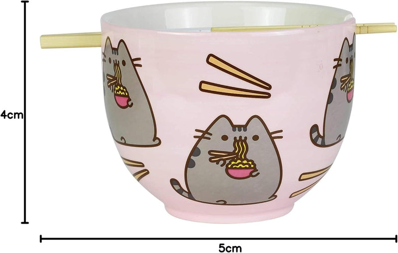 Our Name Is Mud: Pusheen Ramen Soup Bowl and Chopsticks Set House & Home Our Name is Mud