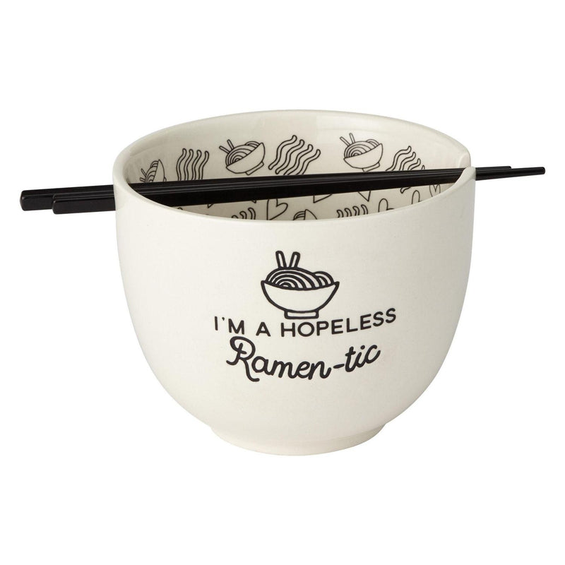 Our Name Is Mud: Ramen-Tic Soup Bowl with Chopsticks Set House & Home Our Name is Mud