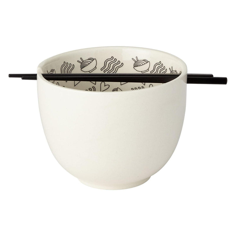 Our Name Is Mud: Ramen-Tic Soup Bowl with Chopsticks Set House & Home Our Name is Mud