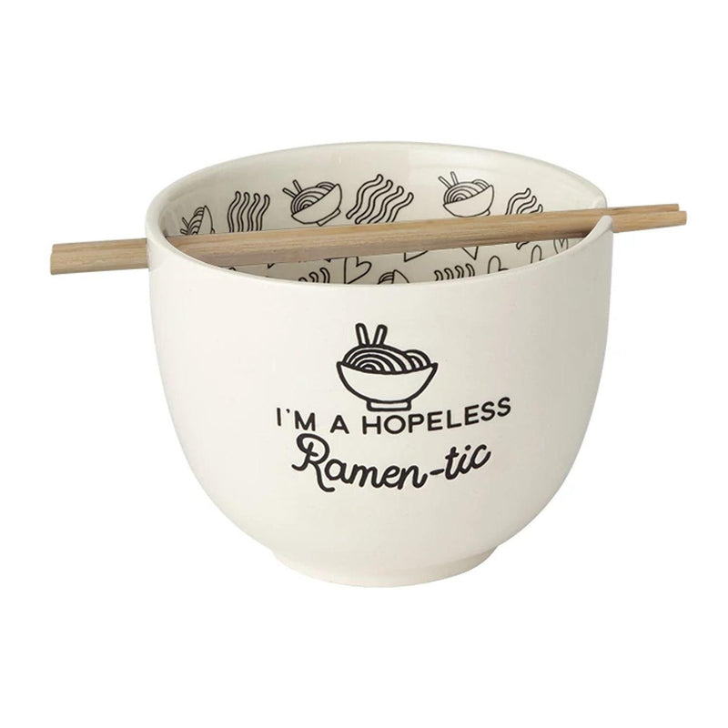 Our Name Is Mud: Ramen-Tic Soup Bowl with Chopsticks Set House & Home Our Name is Mud