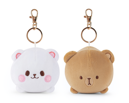 Milk Mocha Bear: Chonky Plush Keychain Set Keychains Milk Mocha Bear