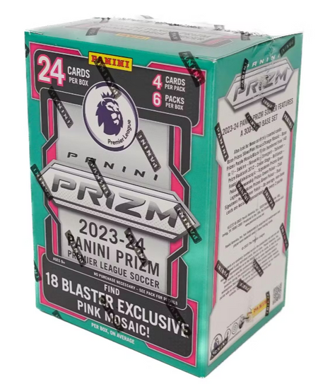 Panini: 2023-2024 Prizm Premier League Soccer Blaster Box Card Game Panini