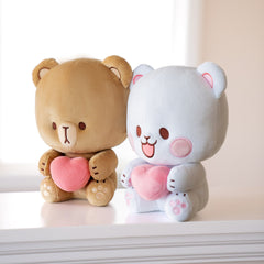 Mocha Heart Plush Plushies Milk Mocha Bear