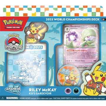 Pokemon TCG: 2025 World Championships Deck - Riley McKay's KSI's Gardevoir (Masters Champion) Card Game Pokemon