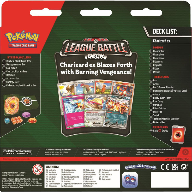 Pokemon TCG: Charizard Ex League Battle Deck Card Game Pokemon