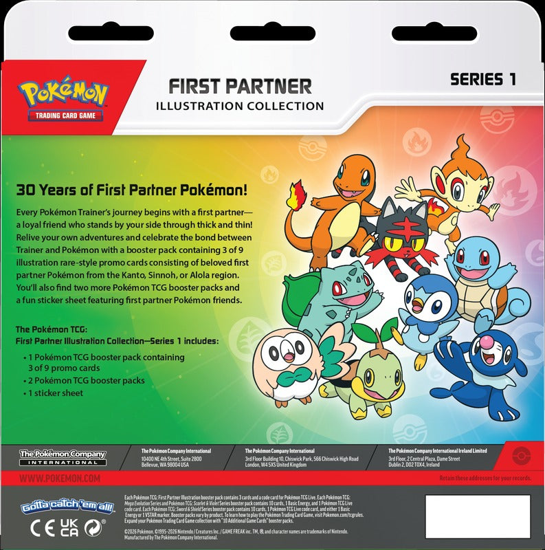 Pokemon TCG: First Partner Illustration Collection Series 1 Card Game Pokemon