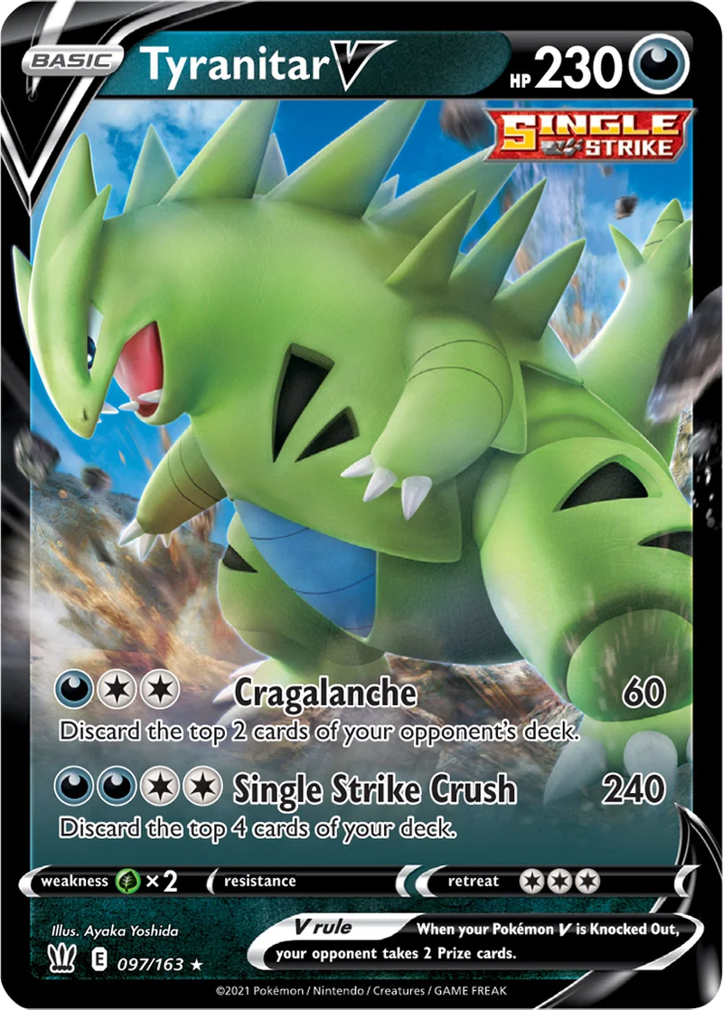 Pokemon TCG: Heavy Hitters Premium Collection Box: Featuring: Lucario V, Tyranitar V, Lucario & Tyranitar Card Game Pokemon