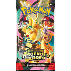 Pokemon TCG: Mega Evolution - Ascended Heroes Booster Pack Card Game Pokemon