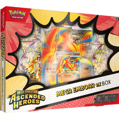 Pokemon TCG: Mega Evolution - Ascended Heroes Mega Emboar ex Box Card Game Pokemon