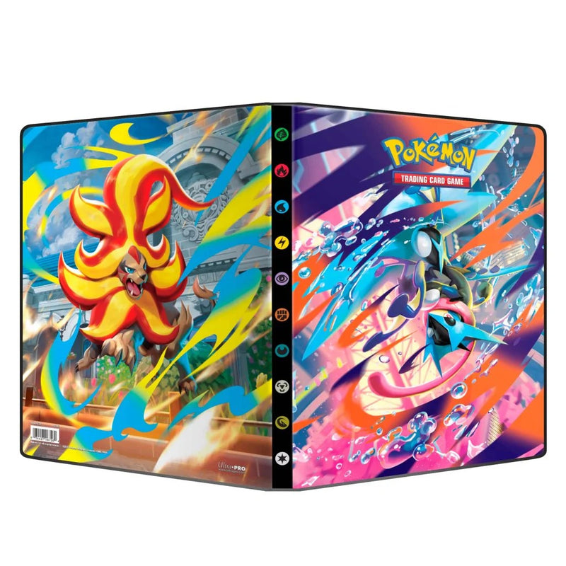 Pokemon TCG: Mega Evolution - Chaos Rising 9 Pocket Portfolio (Mega Greninja/Mega Pyroar) Card Game Accessories Pokemon