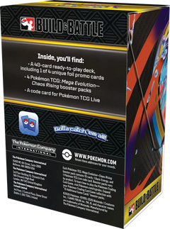 Pokemon TCG: Mega Evolution - Chaos Rising Build & Battle Box Card Game Pokemon