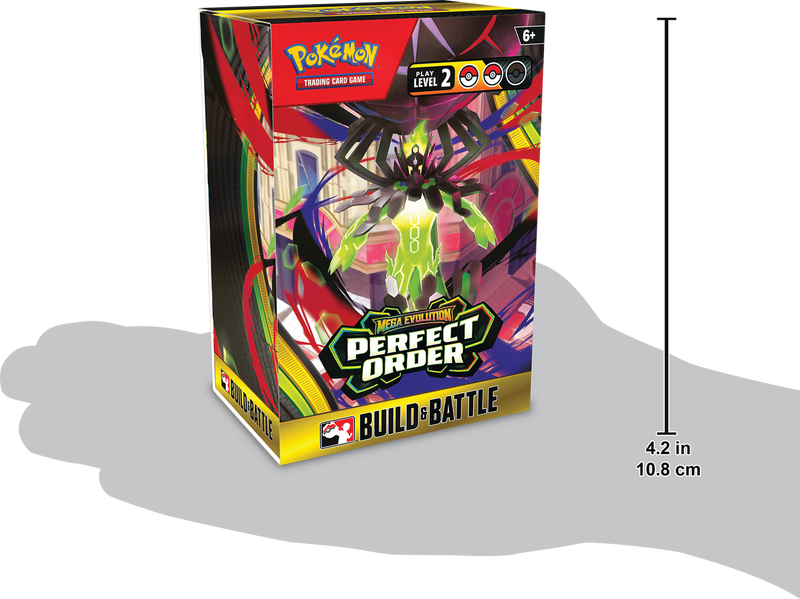 Pokemon TCG: Mega Evolution - Perfect Order Build & Battle Box Card Game Pokemon