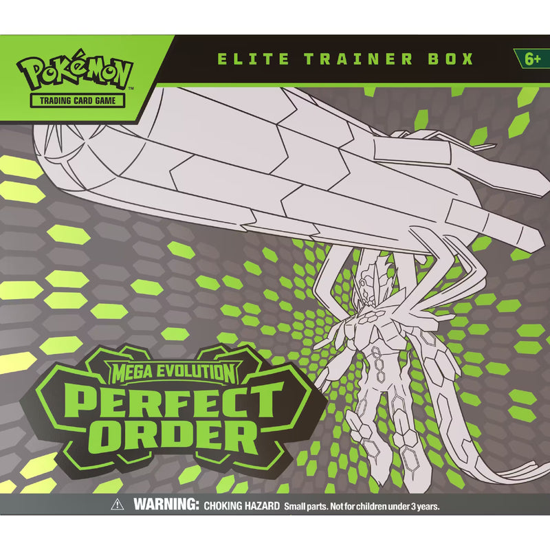 Pokemon TCG: Mega Evolution - Perfect Order Elite Trainer Box (Mega Zygarde ex) Card Game Pokemon
