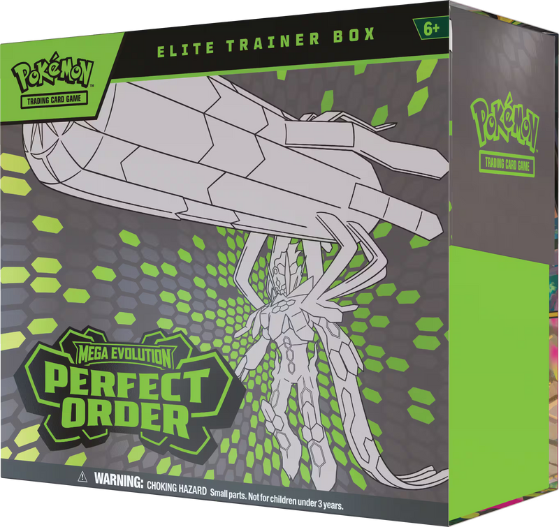 Pokemon TCG: Mega Evolution - Perfect Order Elite Trainer Box (Mega Zygarde ex) Card Game Pokemon