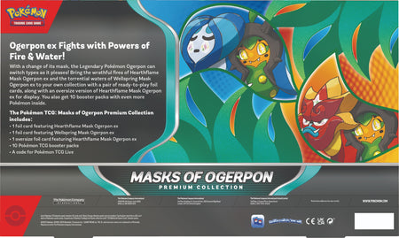 Pokemon TCG: Scarlet & Violet - Masks of Ogerpon Premium Collection Card Game Pokemon