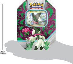 Pokemon TCG: Paldea Partners Tin - Meowscarada ex - 4 Packs