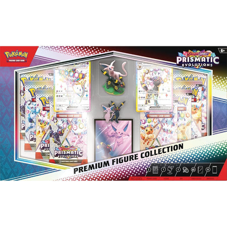 Pokemon TCG: Scarlet & Violet - Prismatic Evolutions Premium Figure Collection Card Game Pokemon