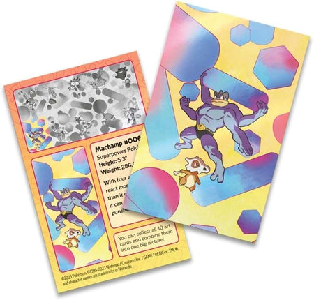 Pokemon TCG: Scarlet & Violet - 151 Mini Tin: Machamp & Cubone - 2 Booster Packs Card Game Pokemon