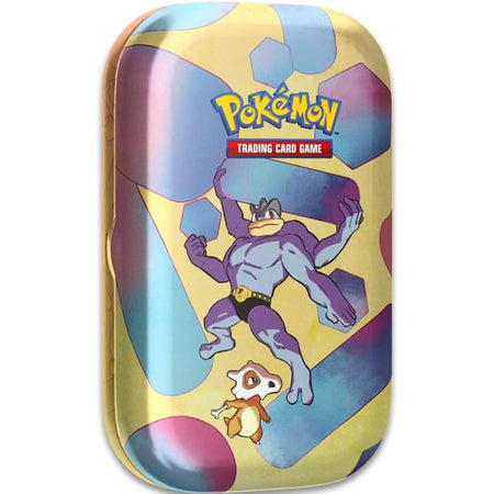 Pokemon TCG: Scarlet & Violet - 151 Mini Tin: Machamp & Cubone - 2 Booster Packs Card Game Pokemon