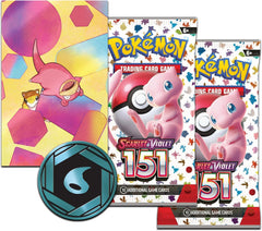 Pokemon TCG: Scarlet & Violet - 151 Mini Tin: Slowpoke & Sandshrew - 2 Booster Packs Card Game Pokemon