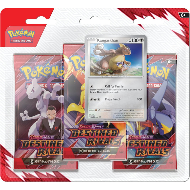 Pokemon TCG: Scarlet & Violet - Destined Rivals 3 Pack Blister Bundle Card Game Pokemon