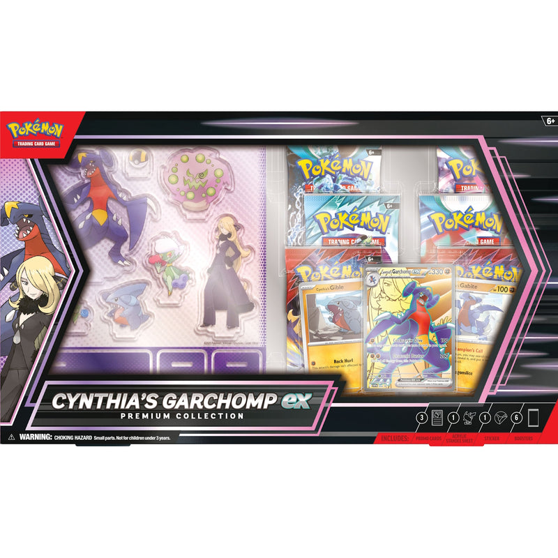 Pokemon TCG: Scarlet & Vioet - Cynthia’s Garchomp ex Premium Collection Card Game Pokemon