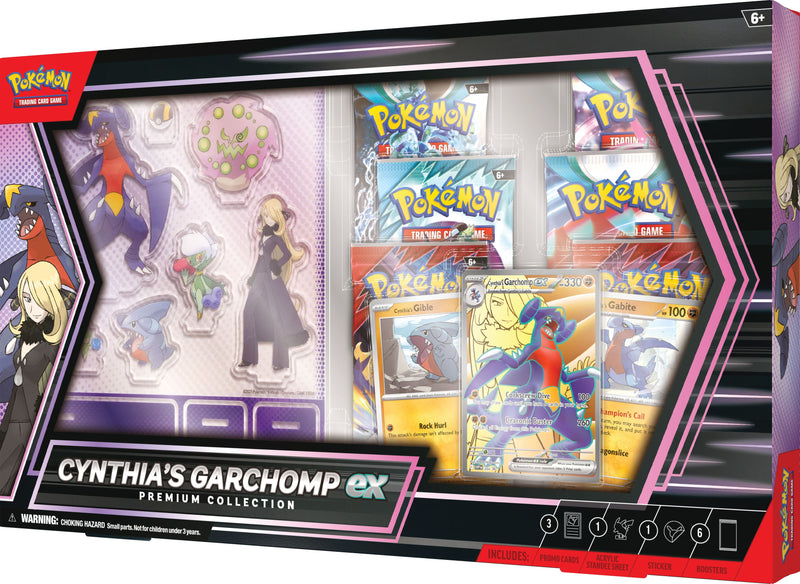 Pokemon TCG: Scarlet & Vioet - Cynthia’s Garchomp ex Premium Collection Card Game Pokemon