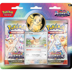 Pokemon TCG: Scarlet & Violet Prismatic Evolutions - 2 Pack Blister & Eevee Promo Card Game Pokemon