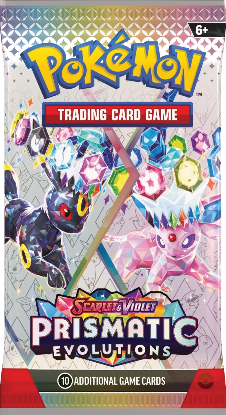 Pokemon TCG: Scarlet & Violet Prismatic Evolutions Mini Tin Display Box - 8 Tins Card Game Pokemon