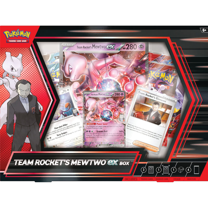 Pokemon TCG: Scarlet & Violet - Team Rocket’s Mewtwo ex Box Card Game Pokemon