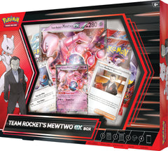 Pokemon TCG: Scarlet & Violet - Team Rocket’s Mewtwo EX Box Card Game Pokemon
