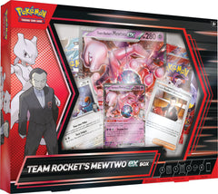 Pokemon TCG: Scarlet & Violet - Team Rocket’s Mewtwo EX Box Card Game Pokemon