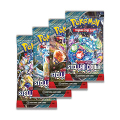 Pokemon TCG: Scarlet & Violet - Stellar Crown 3 Booster Pack Blister & Tinkaton Promo Card Card Game Pokemon