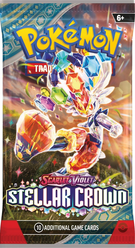 Pokemon TCG: Scarlet & Violet - Stellar Crown 3 Booster Pack Blister & Tinkaton Promo Card Card Game Pokemon