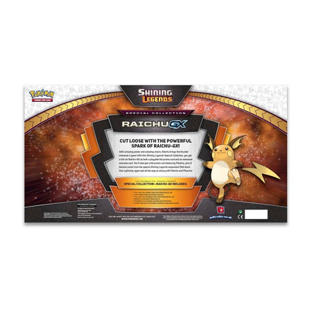 Pokemon TCG: Shining Legends GX-Box - Raichu Card Game Pokemon