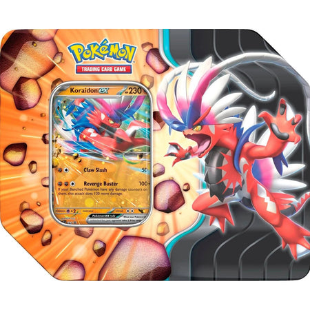 Pokemon TCG: Slashing Legends Tin - Koraidon Card Game Pokemon