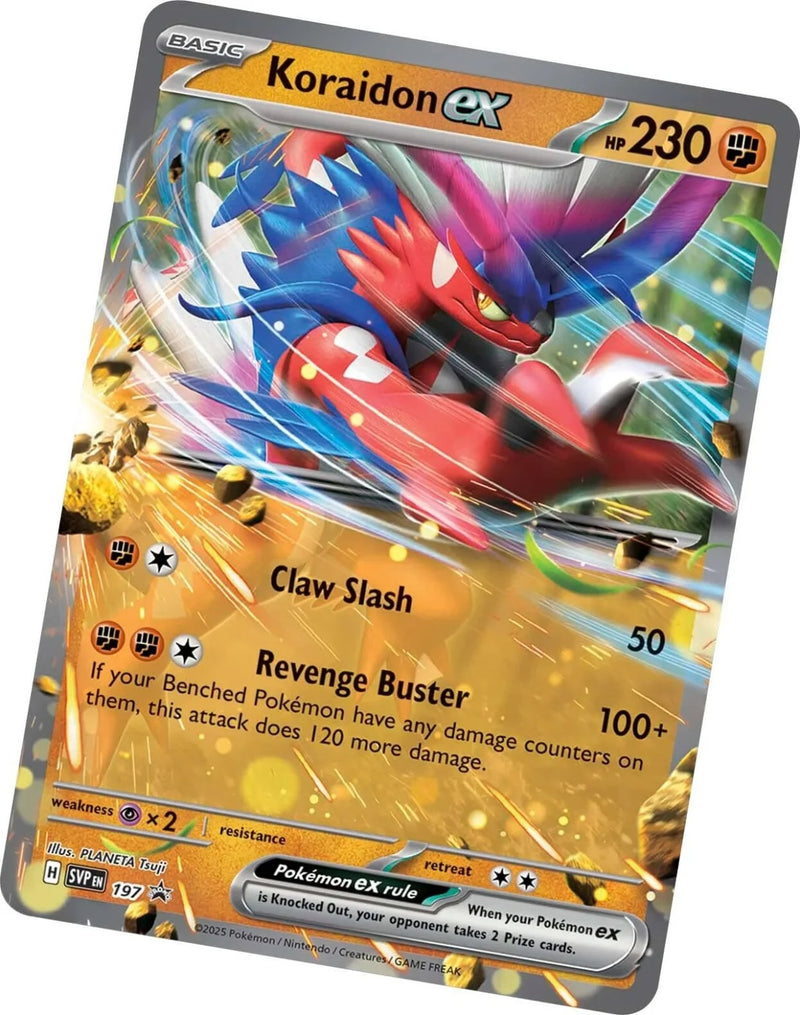 Pokemon TCG: Slashing Legends Tin - Koraidon Card Game Pokemon