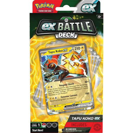Pokemon TCG: Tapu Koko ex Battle Deck Card Game Pokemon