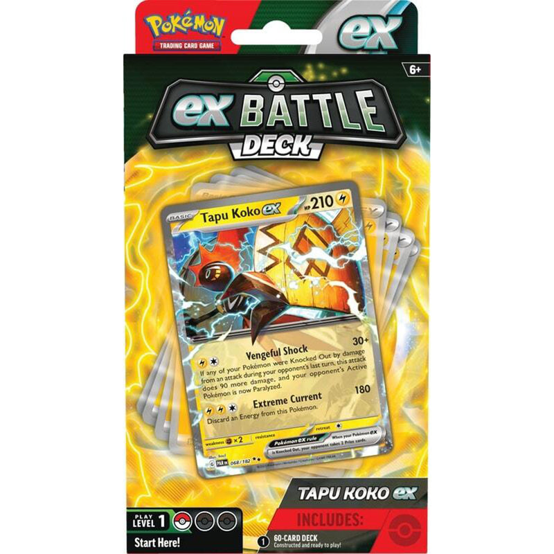 Pokemon TCG: Tapu Koko ex Battle Deck Card Game Pokemon