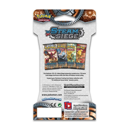 Pokemon TCG: XY - Steam Siege Sleeved Booster Pack (1-Pack) Card Game Pokemon