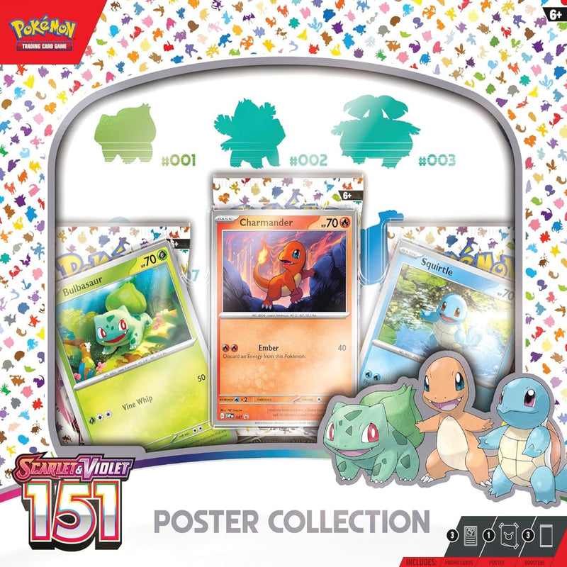Pokemon TCG: Scarlet & Violet 3.5 - 151 Poster Collection Card Game Pokemon