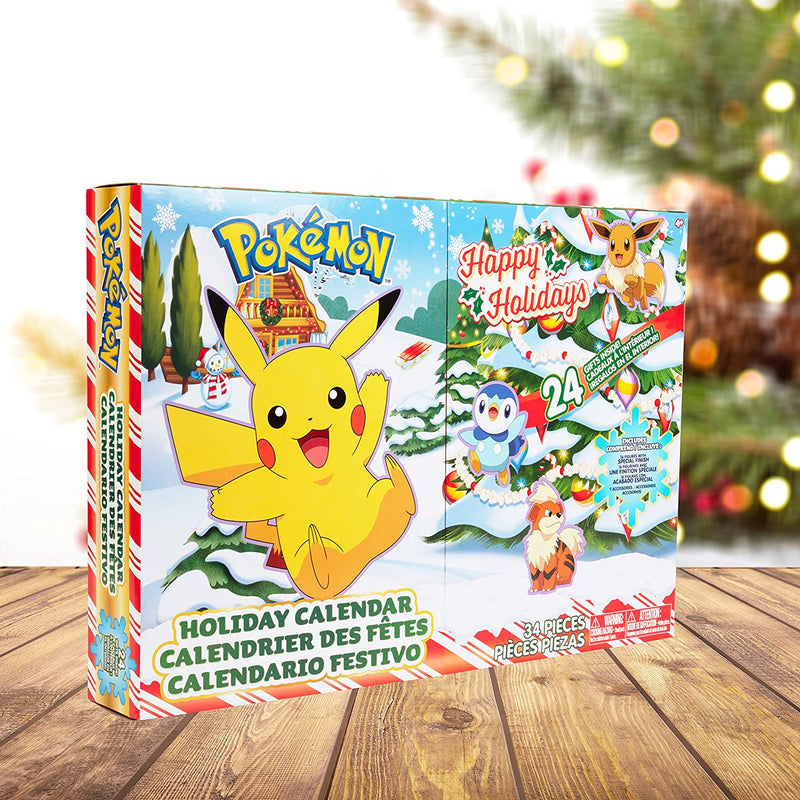 Pokemon Holiday Limited Edition Advent Calendar - Jazwares Exclusive Toys & Games Jazwares
