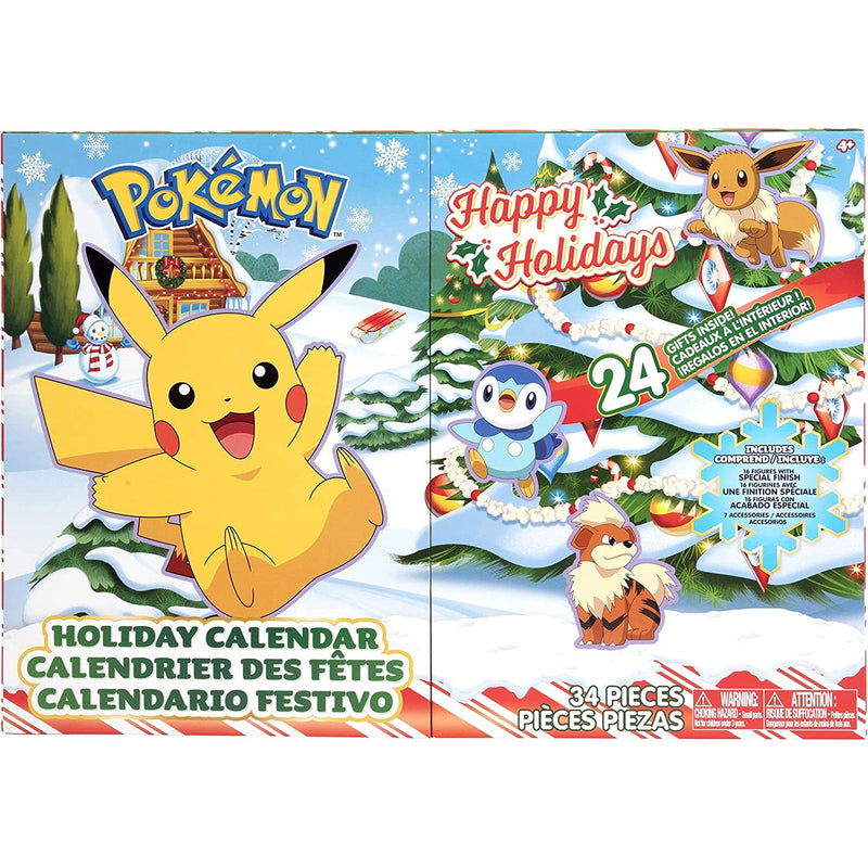 Pokemon Holiday Limited Edition Advent Calendar - Jazwares Exclusive Toys & Games Jazwares