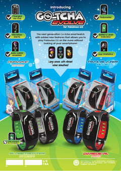 Datel Pokemon GO-TCHA Evolve Daredevil Red Wristband For Pokemon Go - iPhone & Android Toys & Games Datel