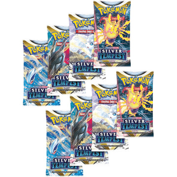 Pokemon TCG: Sword & Shield - Silver Tempest Booster Packs - 8 Packs Card Game Pokemon