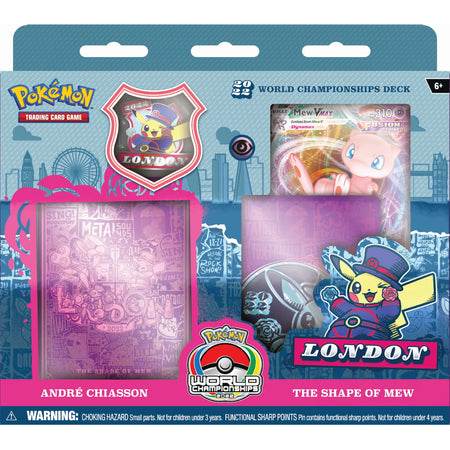 Pokemon TCG: 2022 Pokemon World Championships Deck - Andre Chiasson, The Shape of Mew Card Game Pokemon
