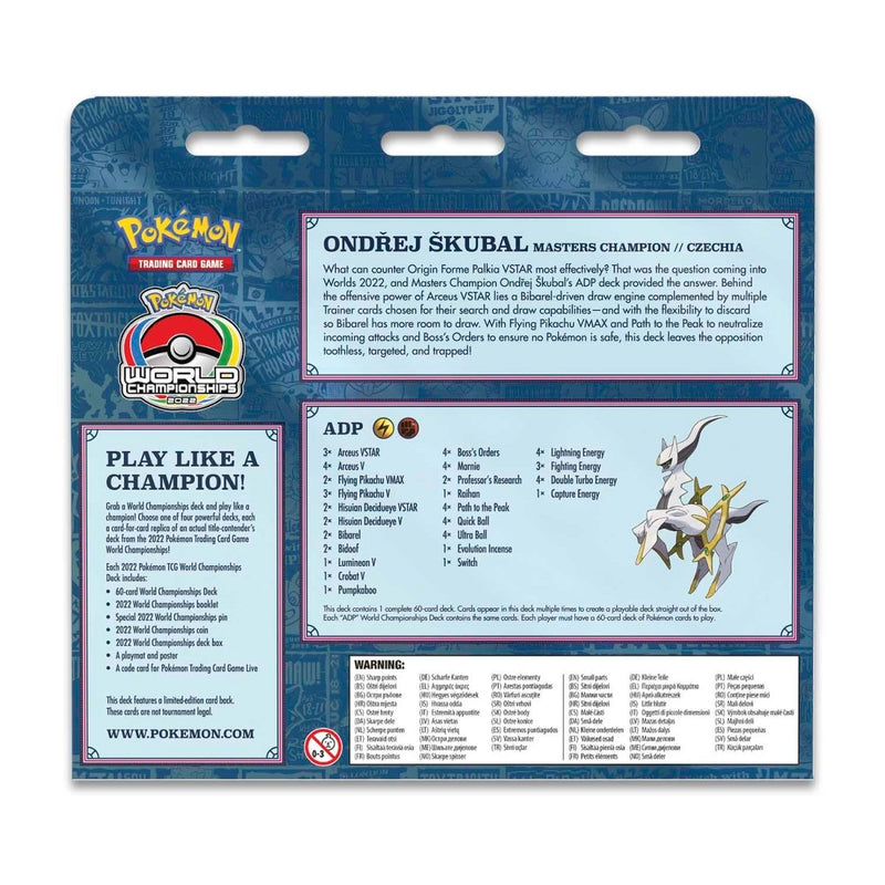 Pokemon TCG: 2022 Pokemon World Championships Deck - Ondrej Skubal, ADP Card Game Pokemon