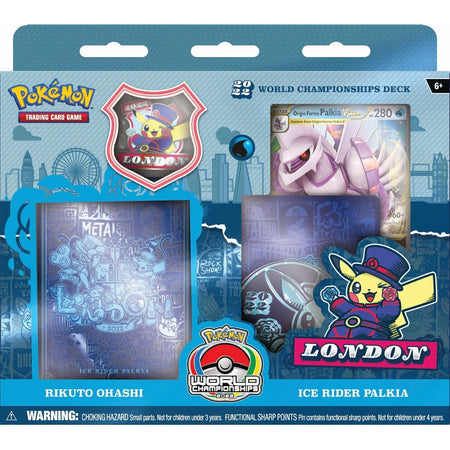 Pokemon TCG: 2022 Pokemon World Championships Deck - Rikuto Ohashi, Ice Rider Palkia Card Game Pokemon