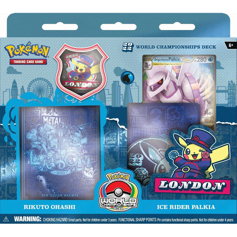 Pokemon TCG: 2022 Pokemon World Championships Deck - Rikuto Ohashi, Ice Rider Palkia Card Game Pokemon