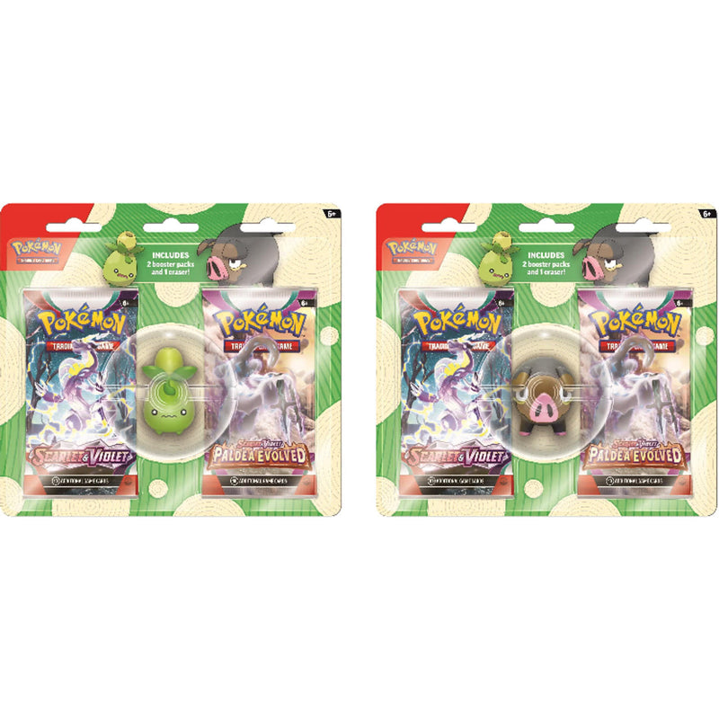 Pokemon TCG: 2023 Back to School Set Eraser Blister - Lechonk Card Game Pokemon